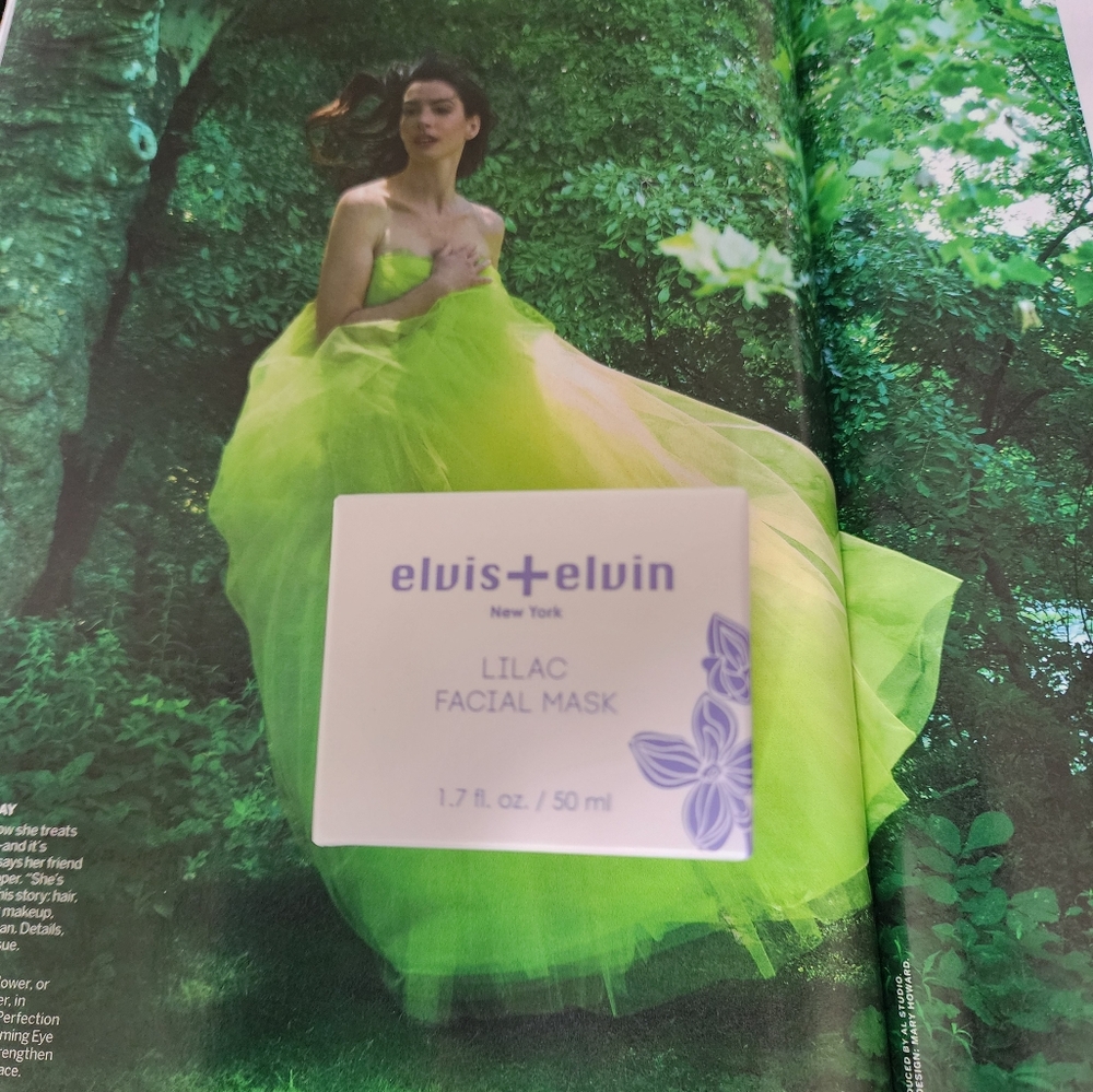 elvis+elvin Lilac Facial Mask 50ml Jar New In Box